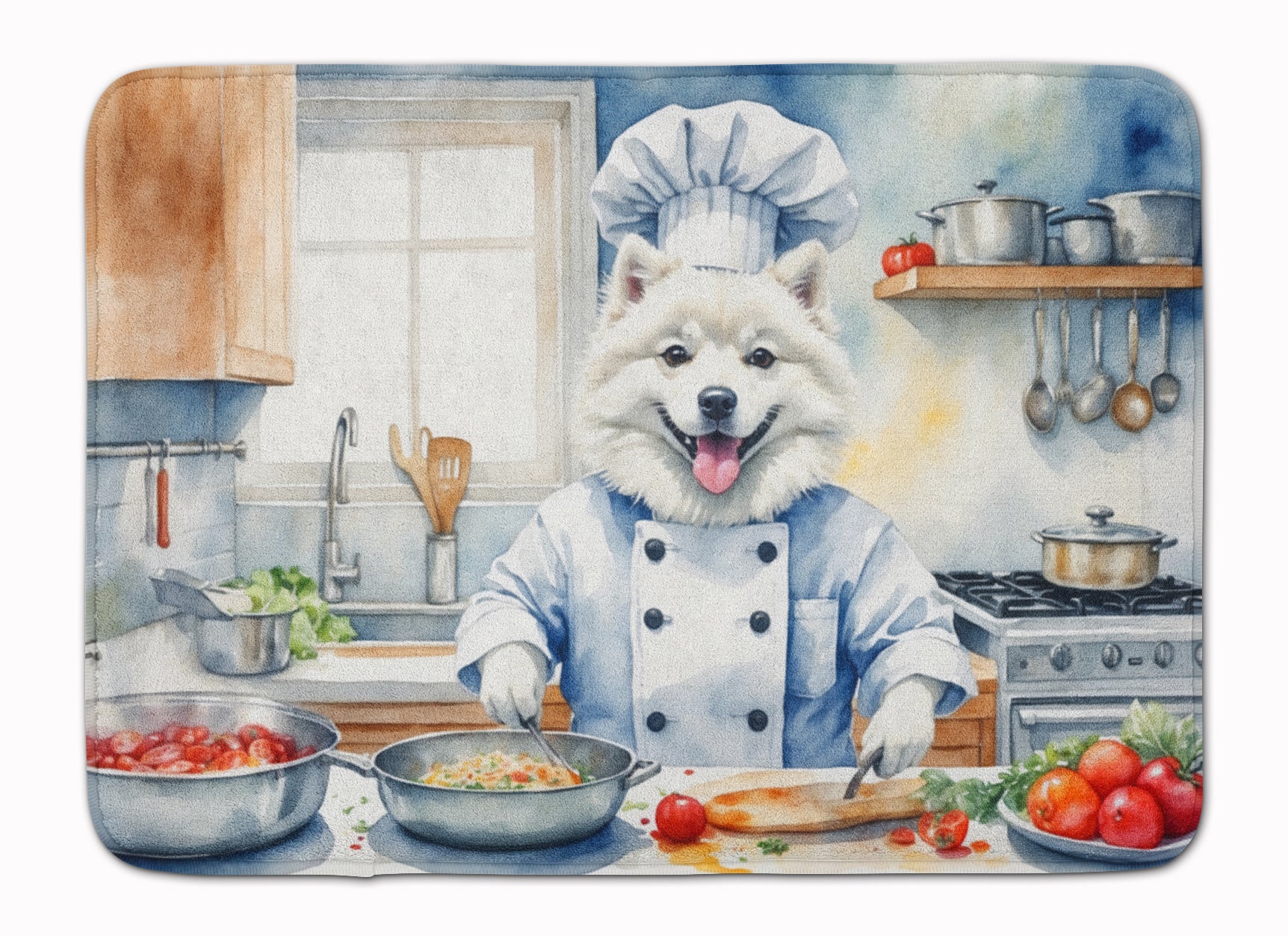 Buy this American Eskimo The Chef Memory Foam Kitchen Mat