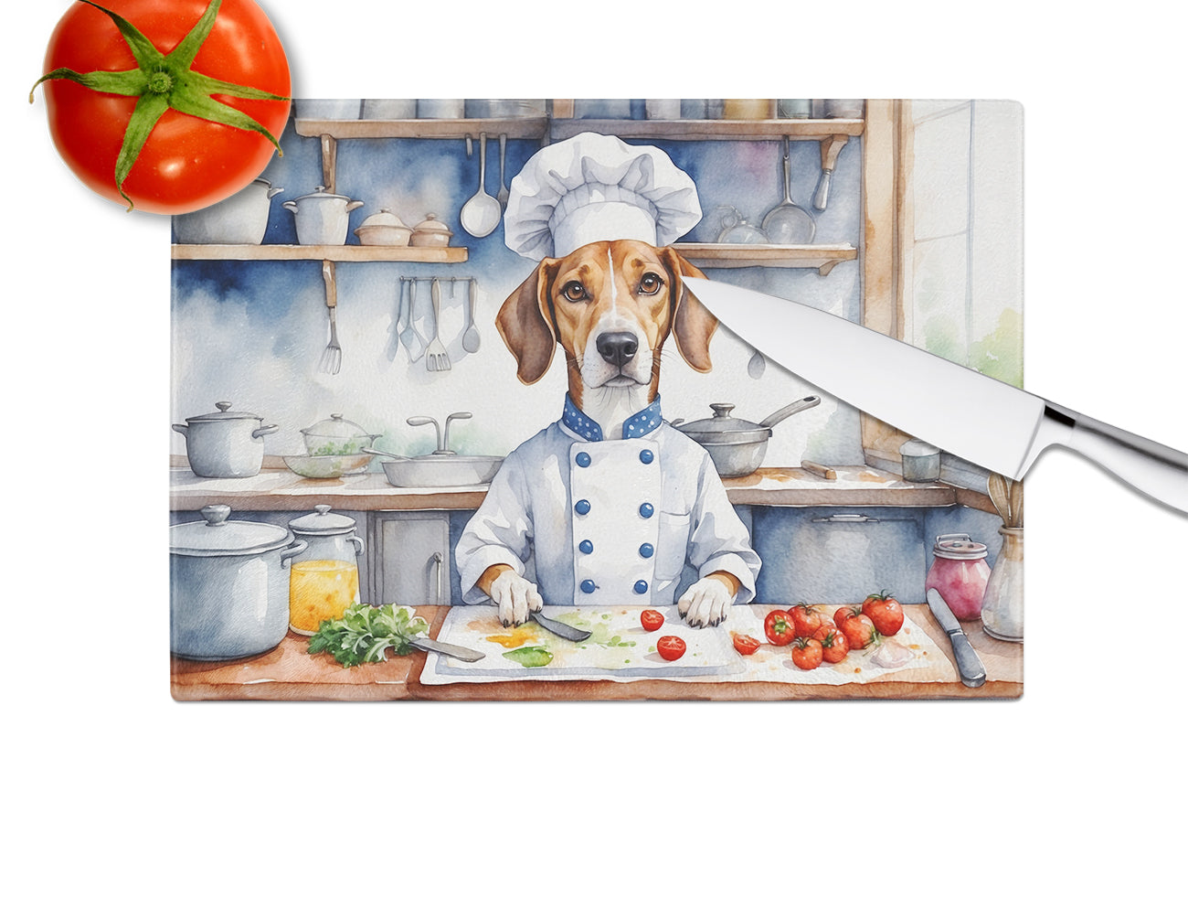 American Foxhound The Chef Glass Cutting Board