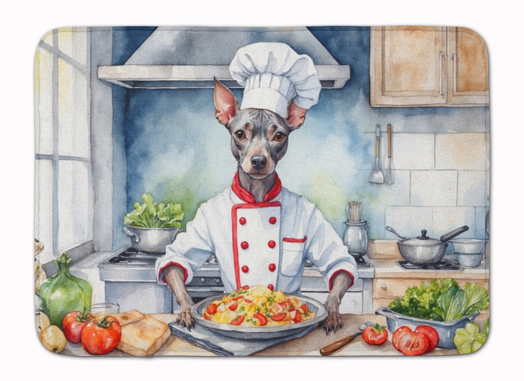 Buy this American Hairless Terrier The Chef Memory Foam Kitchen Mat