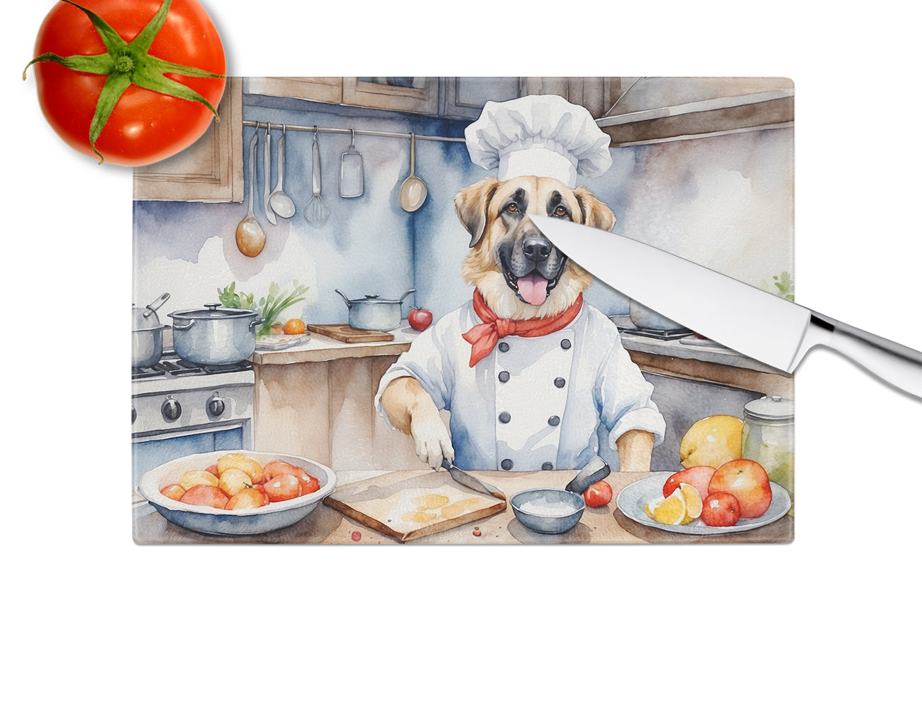 Anatolian Shepherd The Chef Glass Cutting Board