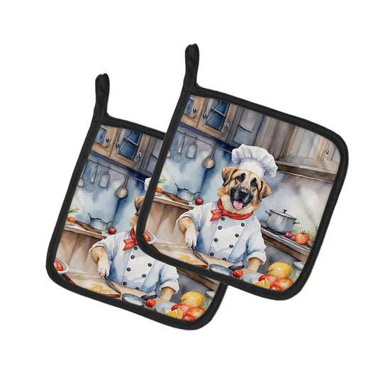 Buy this Anatolian Shepherd The Chef Pair of Pot Holders