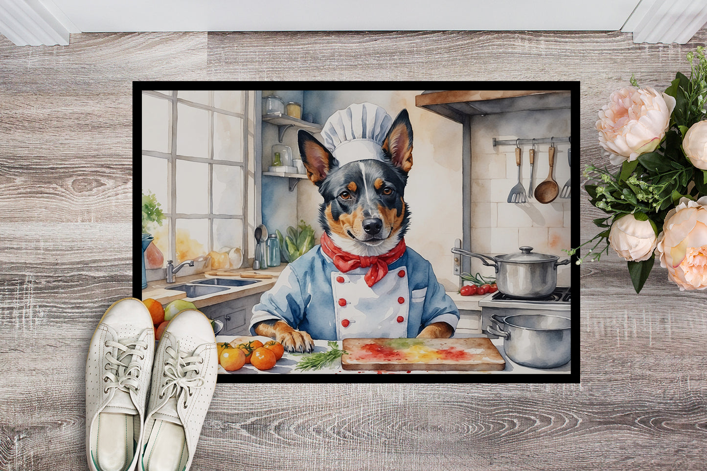 Australian Cattle Dog The Chef Doormat