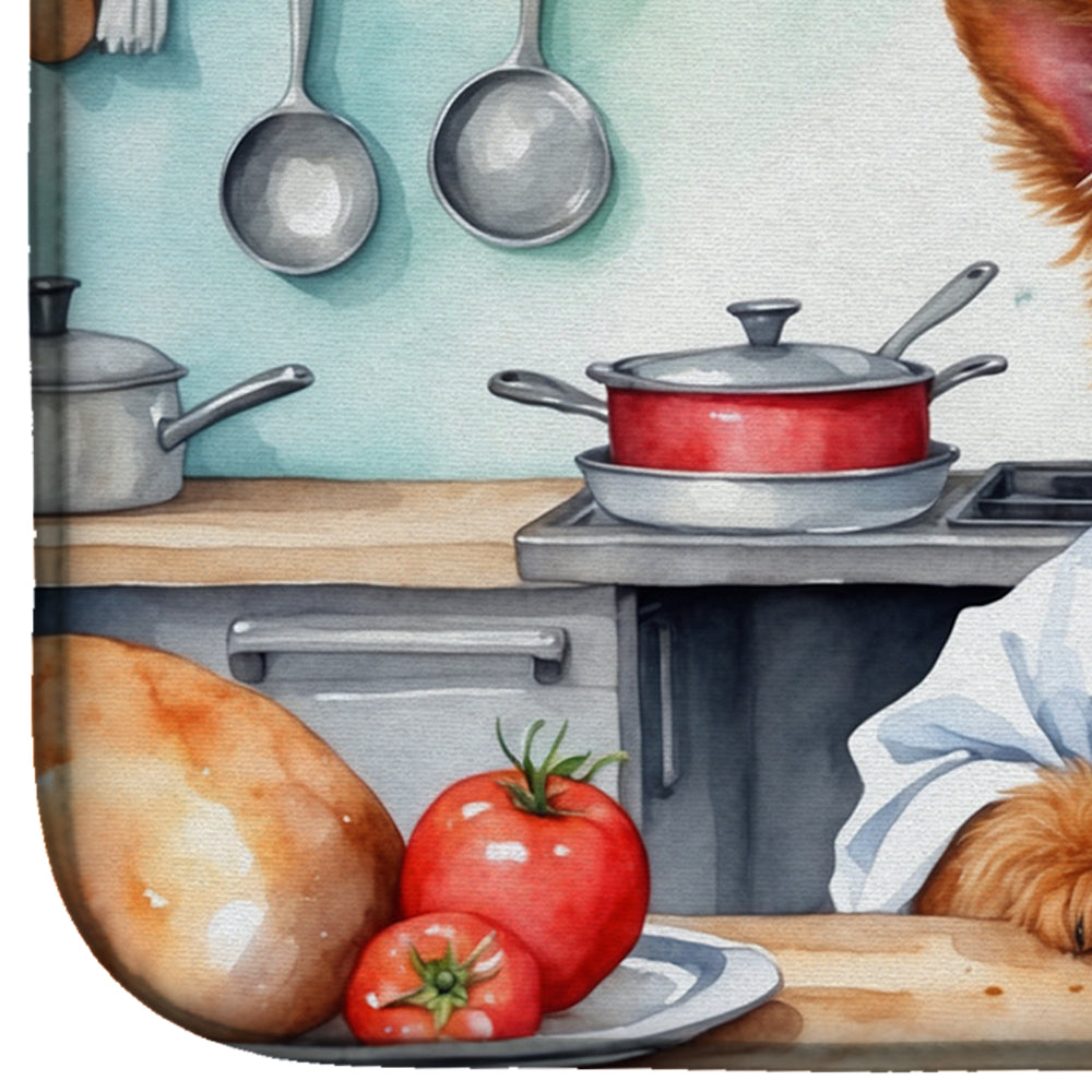 Australian Terrier The Chef Dish Drying Mat