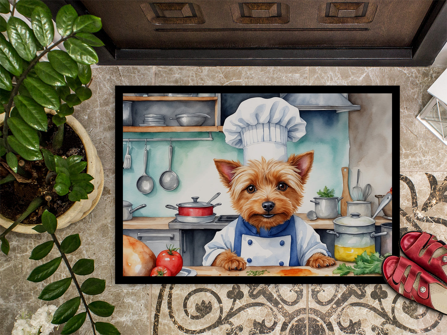 Australian Terrier The Chef Doormat