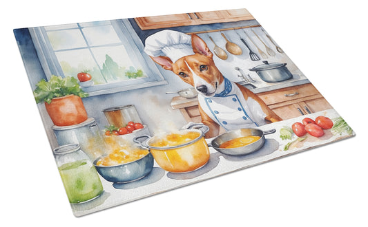 Buy this Basenji The Chef Glass Cutting Board