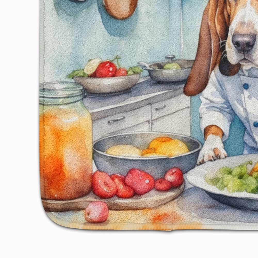 Basset Hound The Chef Memory Foam Kitchen Mat