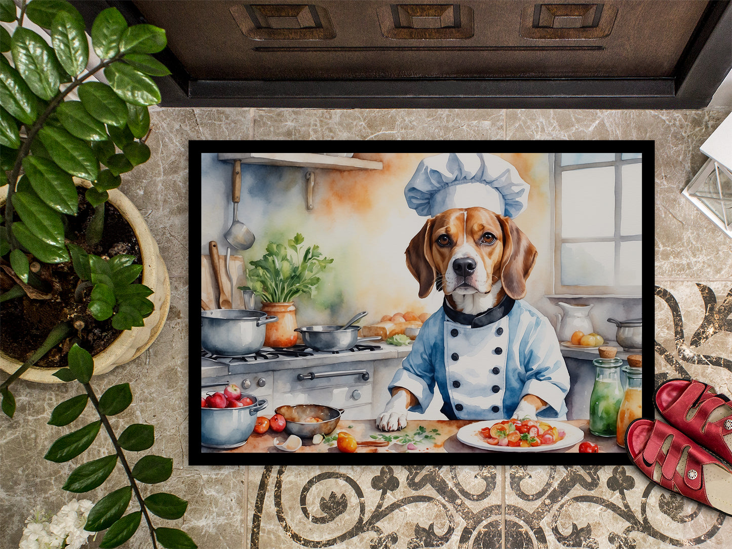 Beagle The Chef Doormat