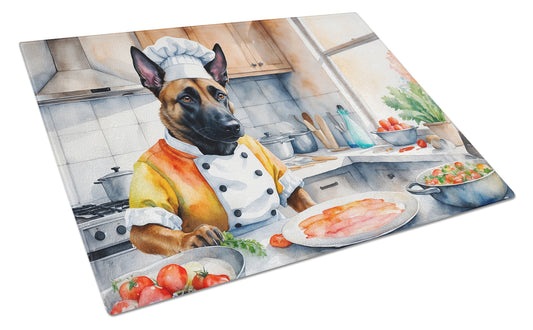 Buy this Belgian Malinois The Chef Glass Cutting Board