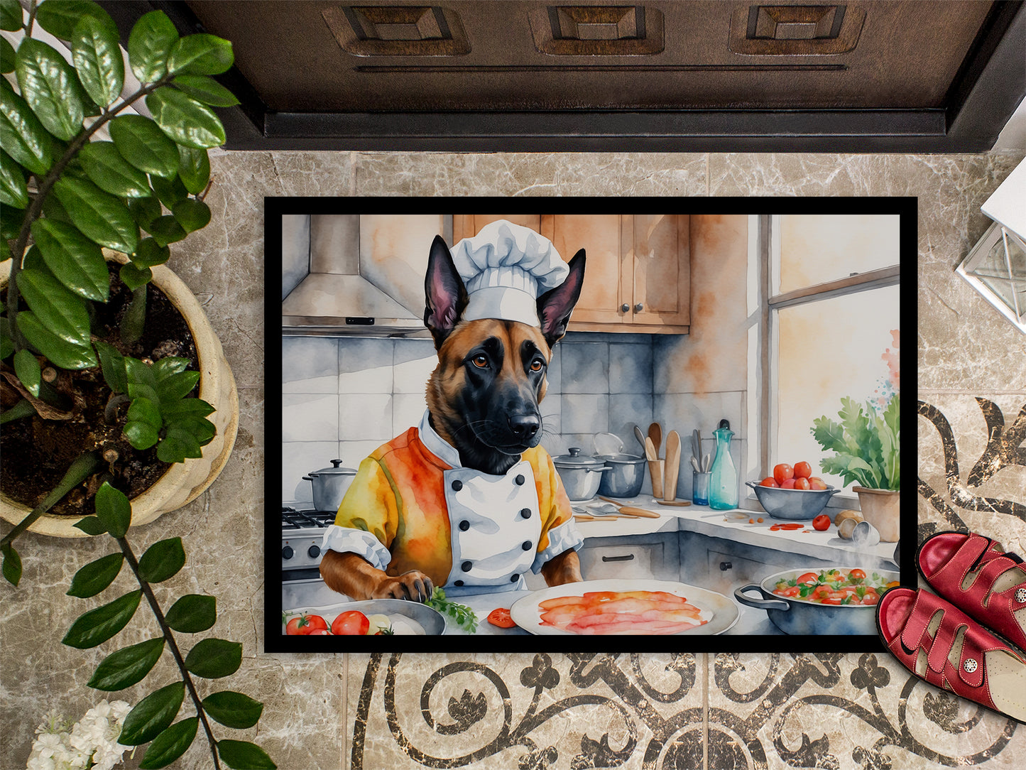 Belgian Malinois The Chef Doormat