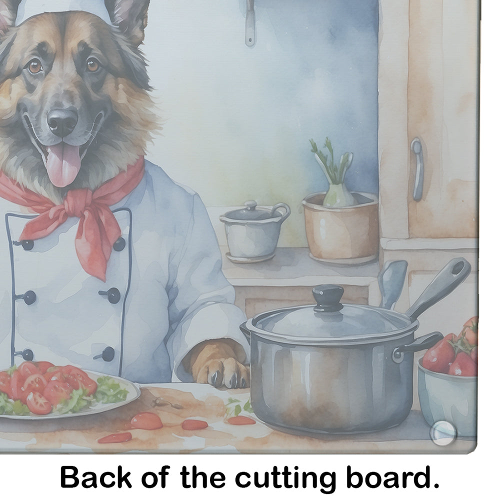 Belgian Tervuren The Chef Glass Cutting Board