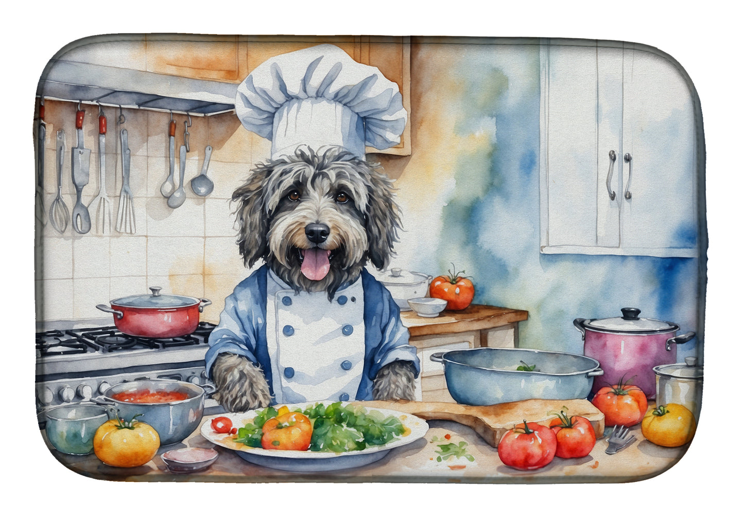 Buy this Bergamasco Sheepdog The Chef Dish Drying Mat