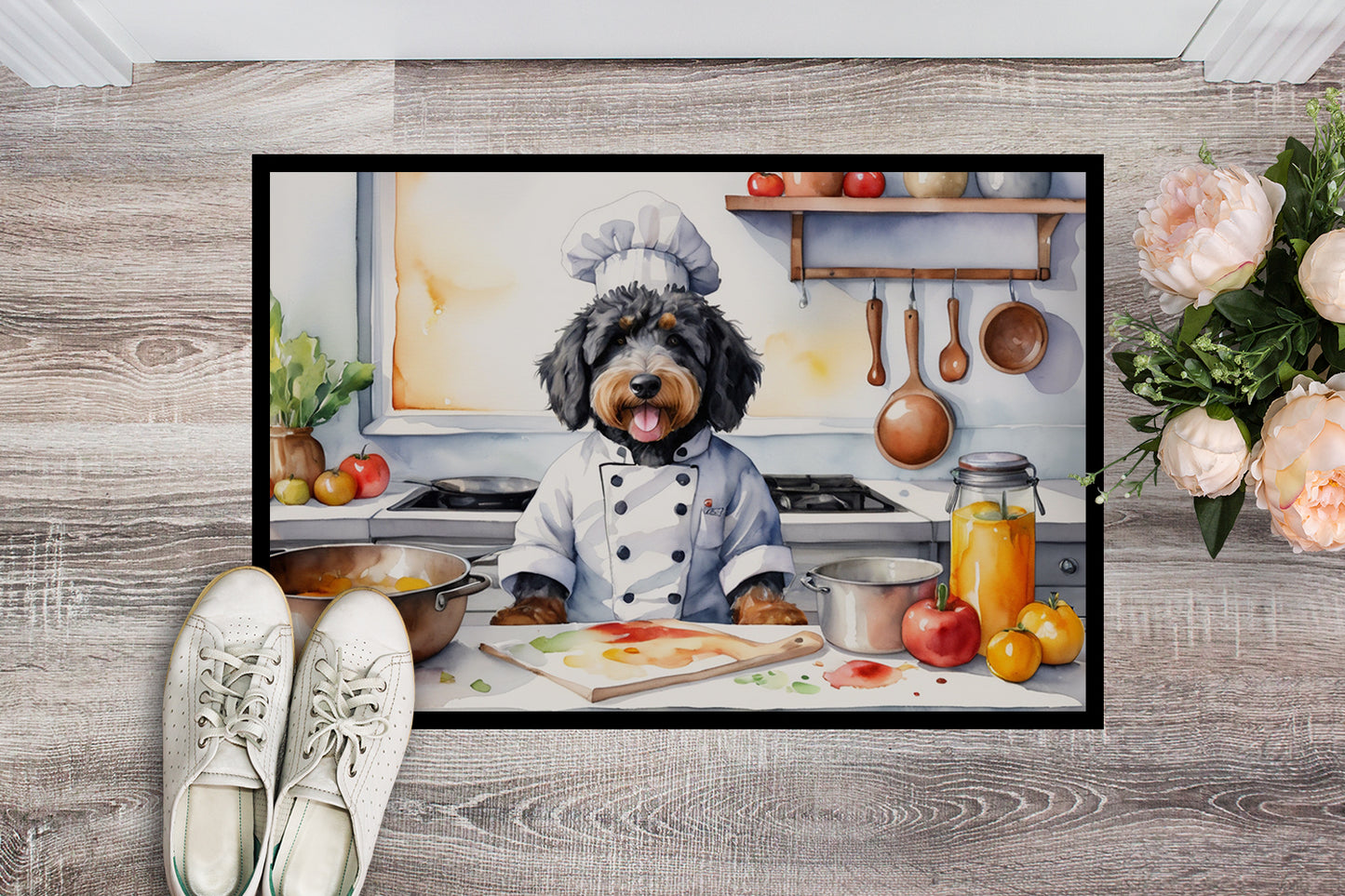 Bernedoodle The Chef Doormat