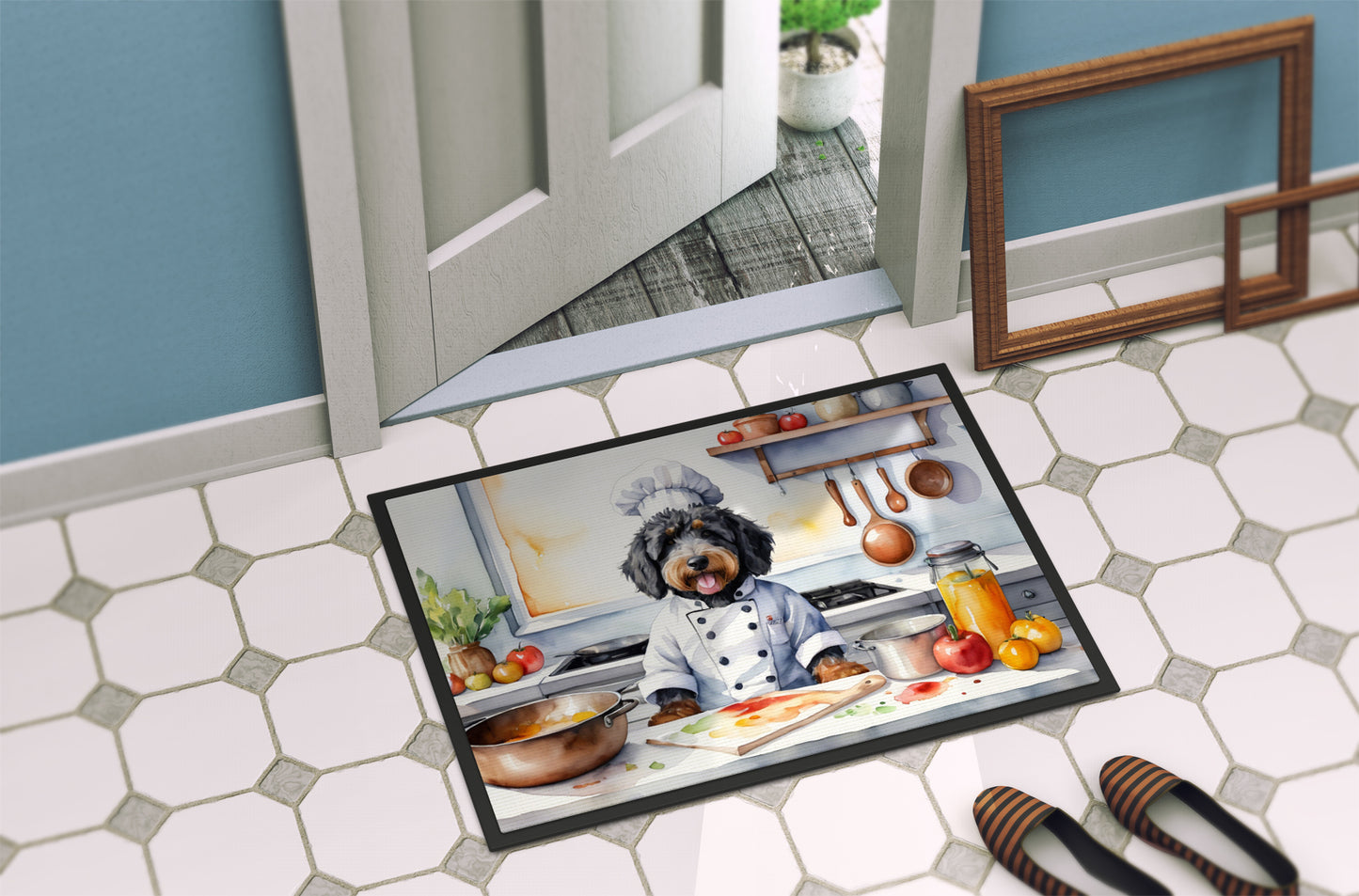 Bernedoodle The Chef Doormat