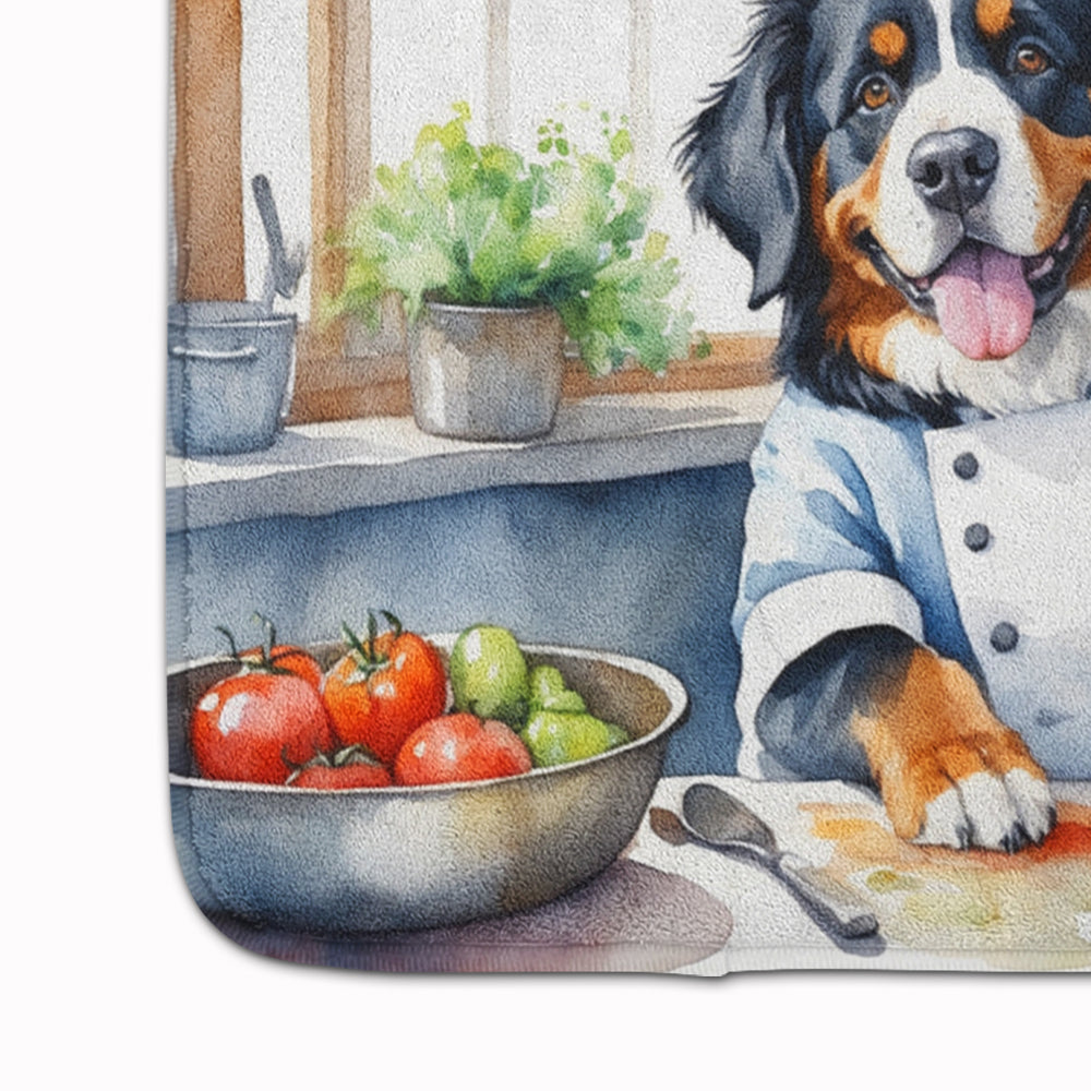 Bernese Mountain Dog The Chef Memory Foam Kitchen Mat