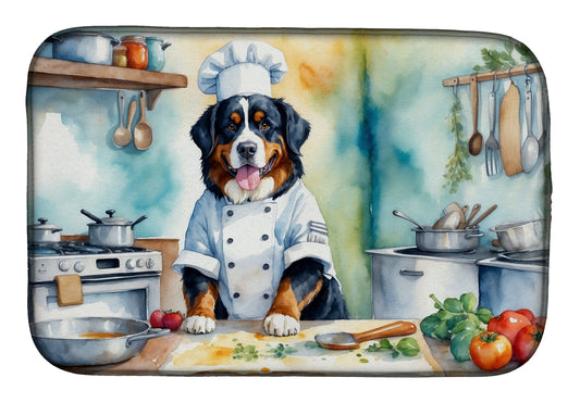 Buy this Bernese Mountain Dog The Chef Dish Drying Mat