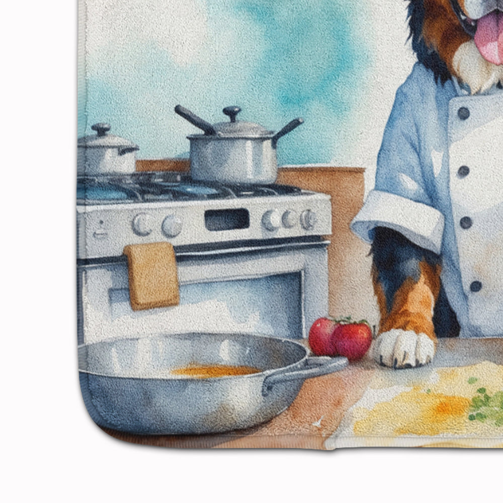 Bernese Mountain Dog The Chef Memory Foam Kitchen Mat