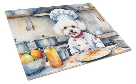 Buy this Bichon Frise The Chef Glass Cutting Board