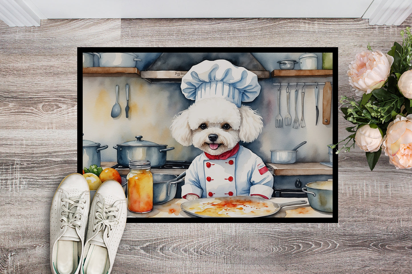 Bichon Frise The Chef Doormat