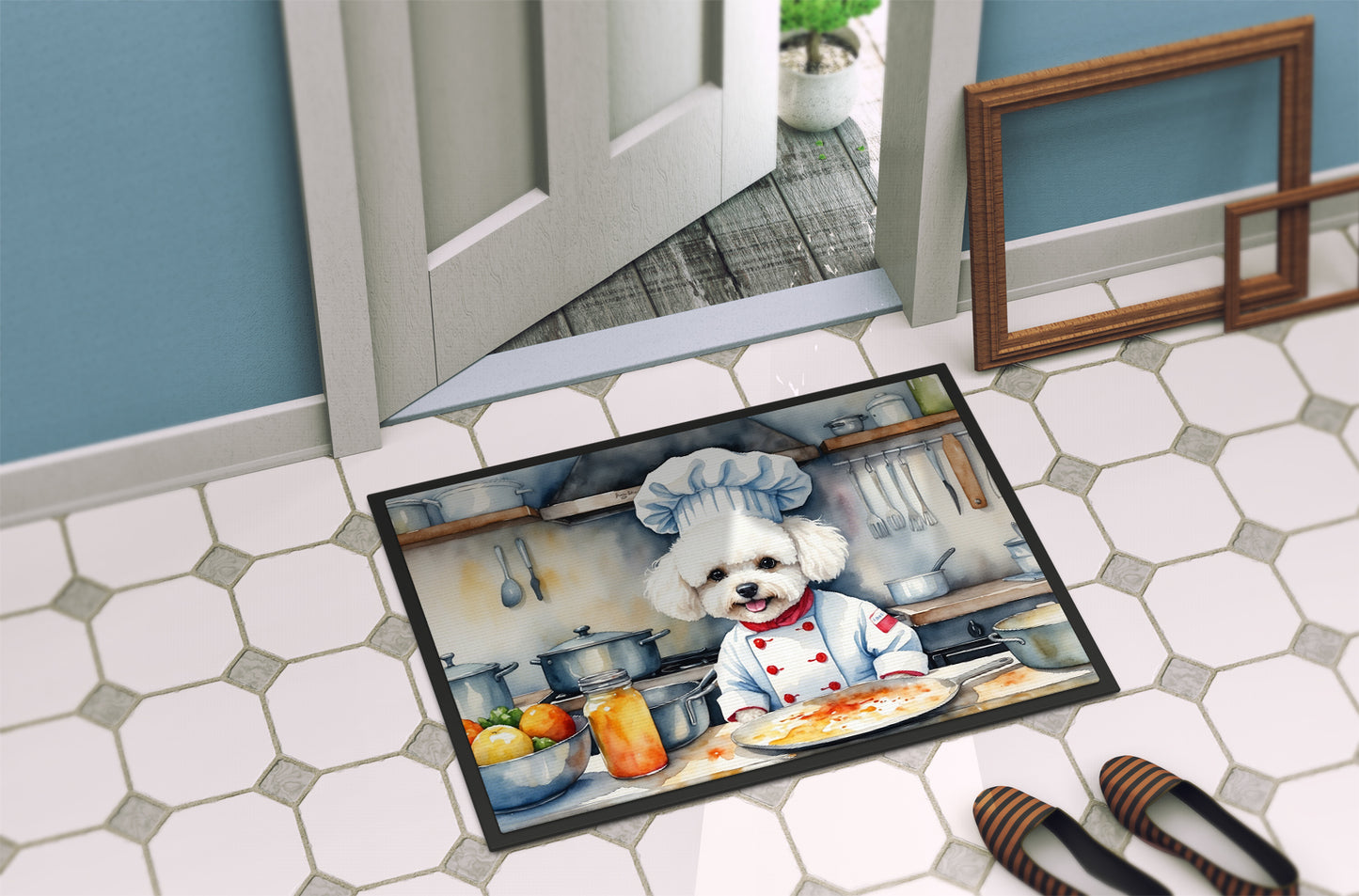 Bichon Frise The Chef Doormat