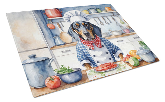 Buy this Bluetick Coonhound The Chef Glass Cutting Board