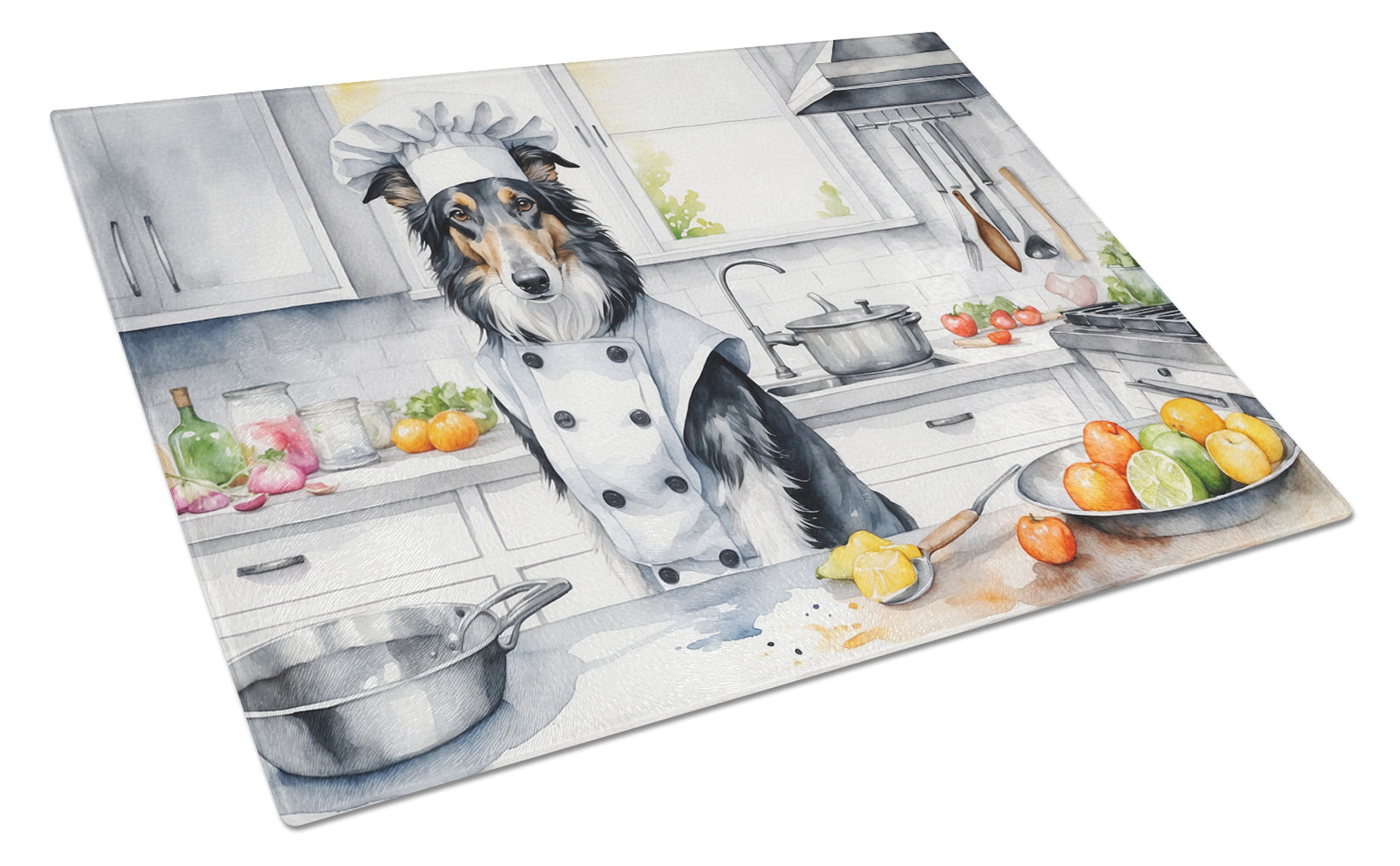 Buy this Borzoi The Chef Glass Cutting Board