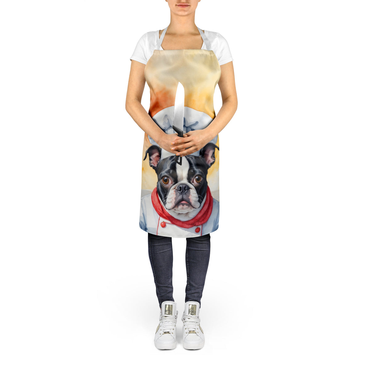 Boston Terrier The Chef Apron