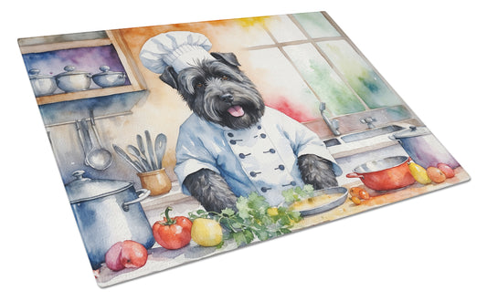 Buy this Bouvier des Flandres The Chef Glass Cutting Board