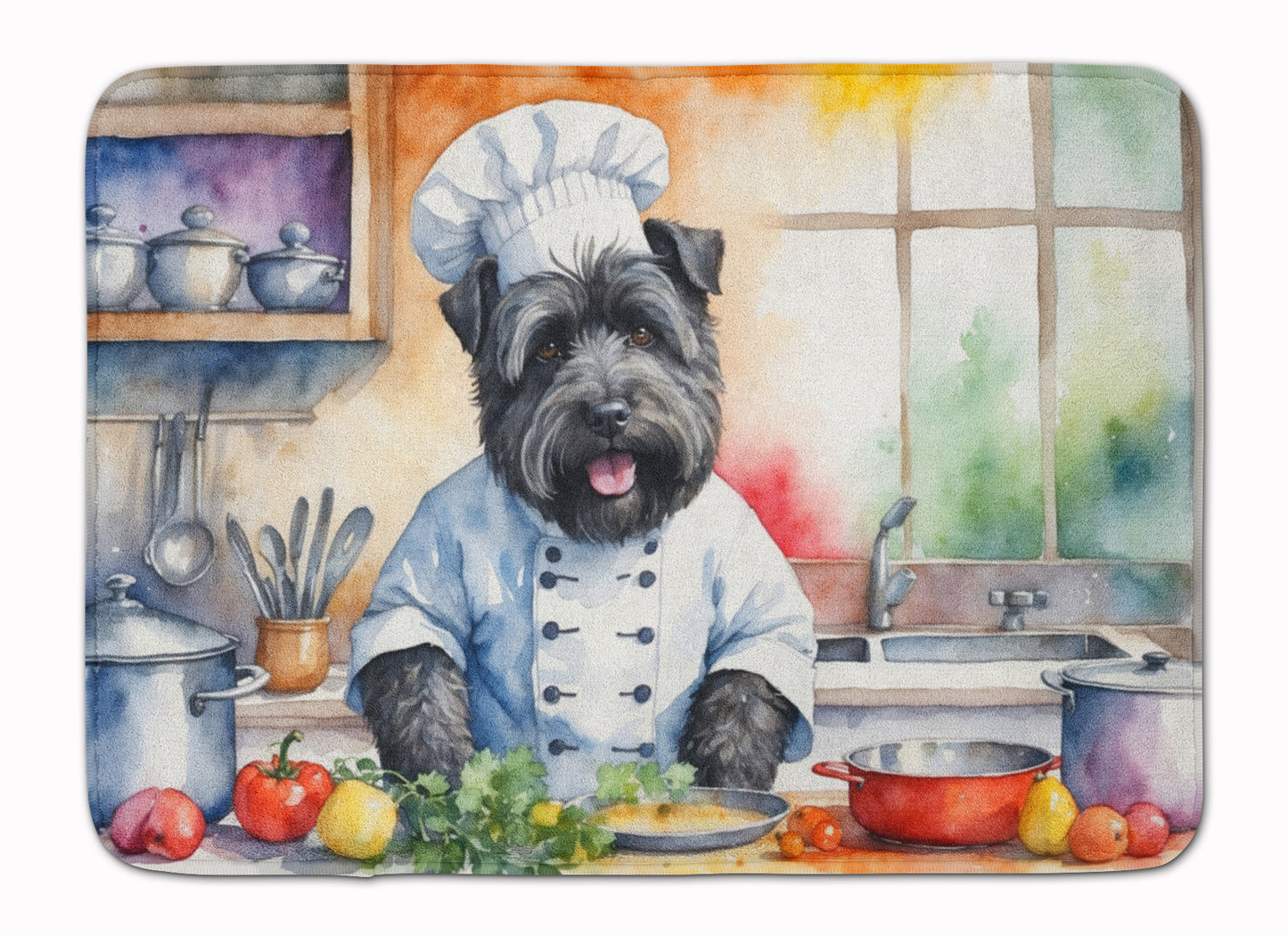 Buy this Bouvier des Flandres The Chef Memory Foam Kitchen Mat