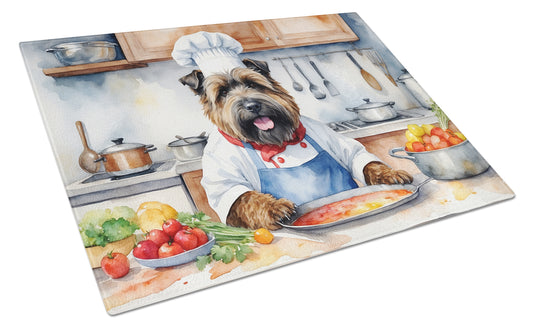 Buy this Bouvier des Flandres The Chef Glass Cutting Board