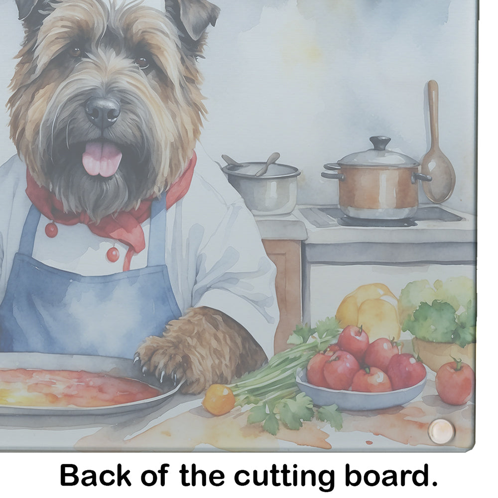 Bouvier des Flandres The Chef Glass Cutting Board