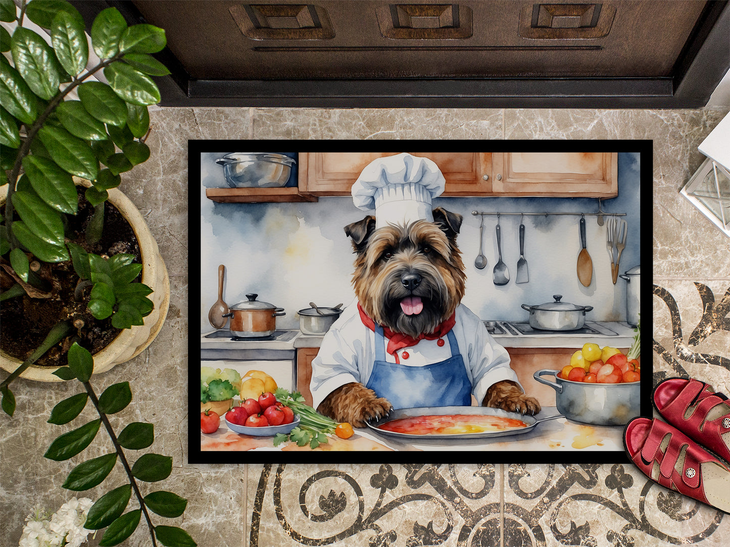 Bouvier des Flandres The Chef Doormat