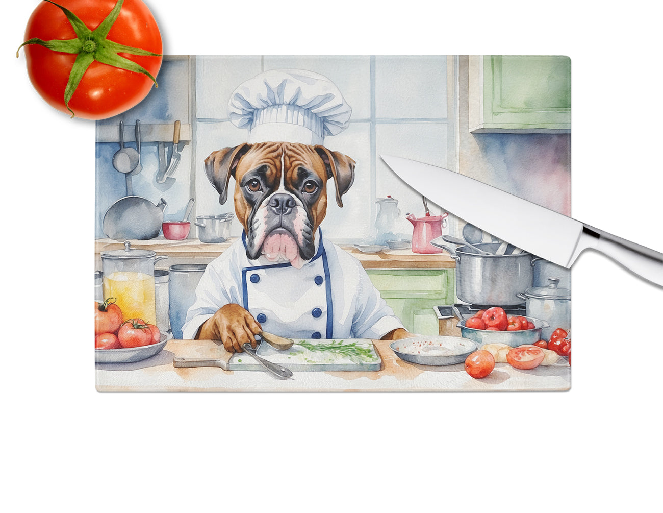 Boxer The Chef Glass Cutting Board