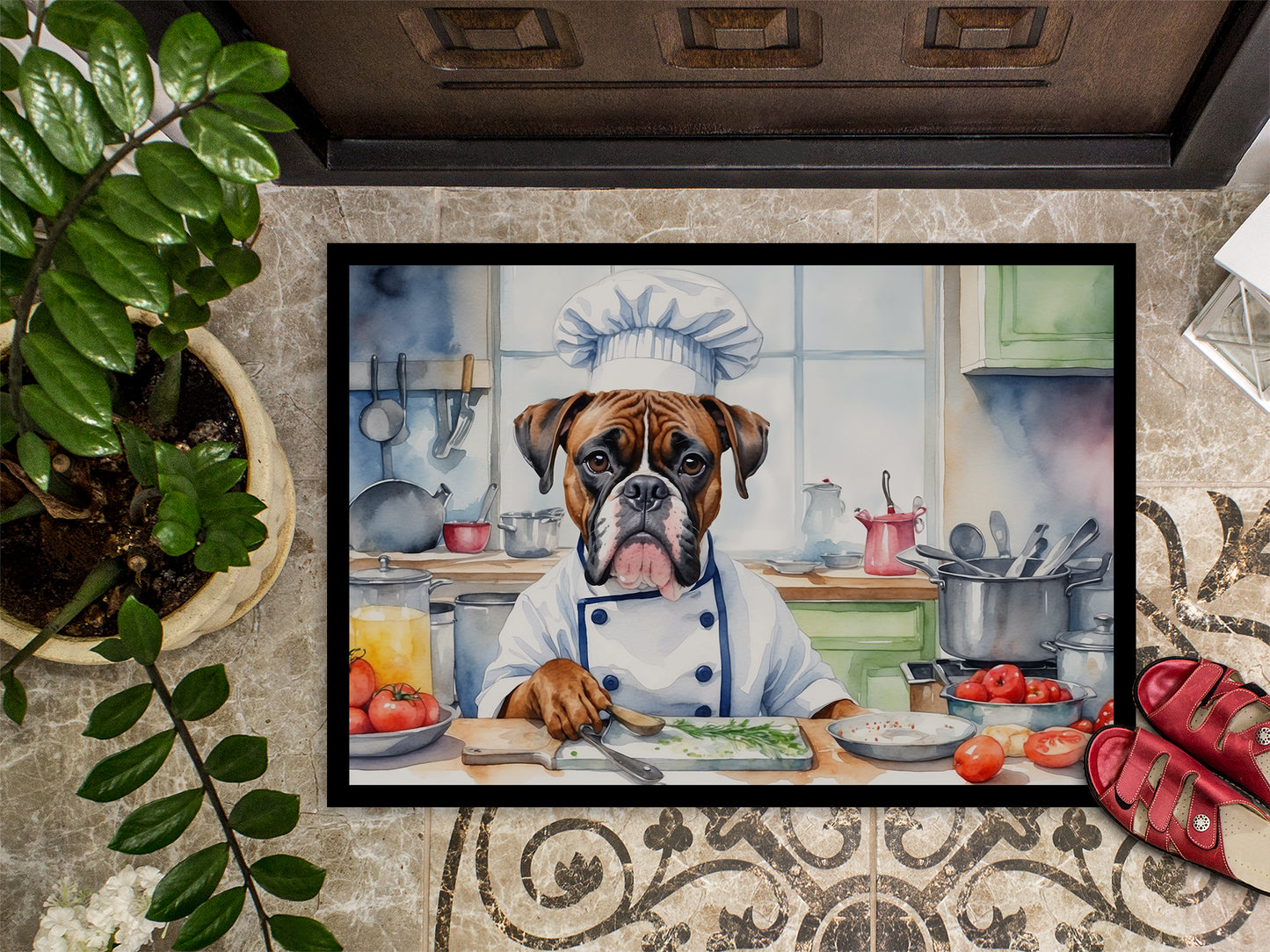 Boxer The Chef Doormat