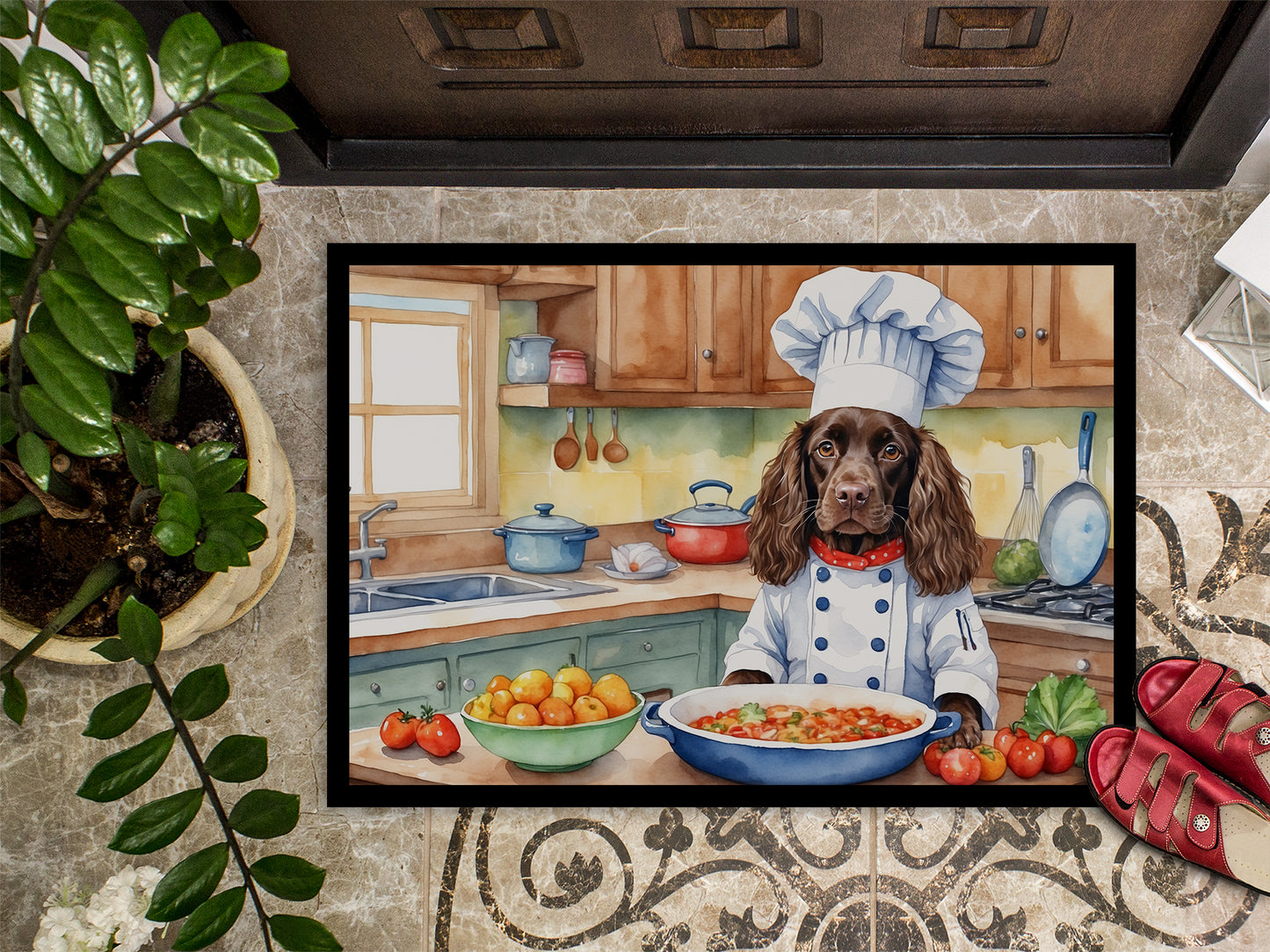 Boykin Spaniel The Chef Doormat