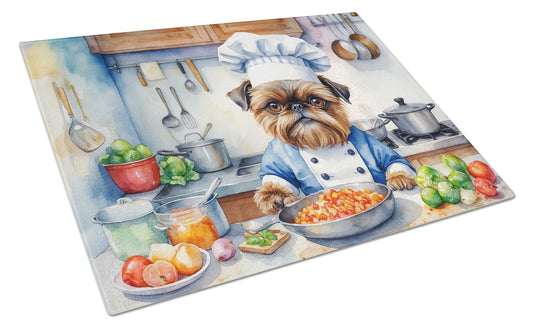 Buy this Brussels Griffon The Chef Glass Cutting Board