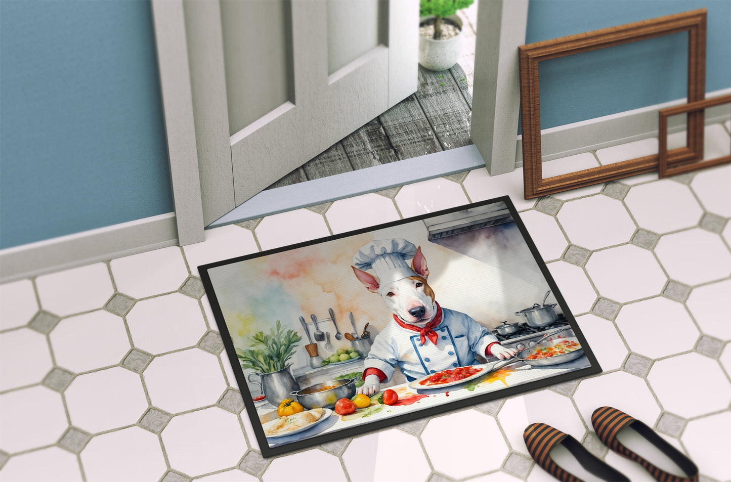 Bull Terrier The Chef Doormat