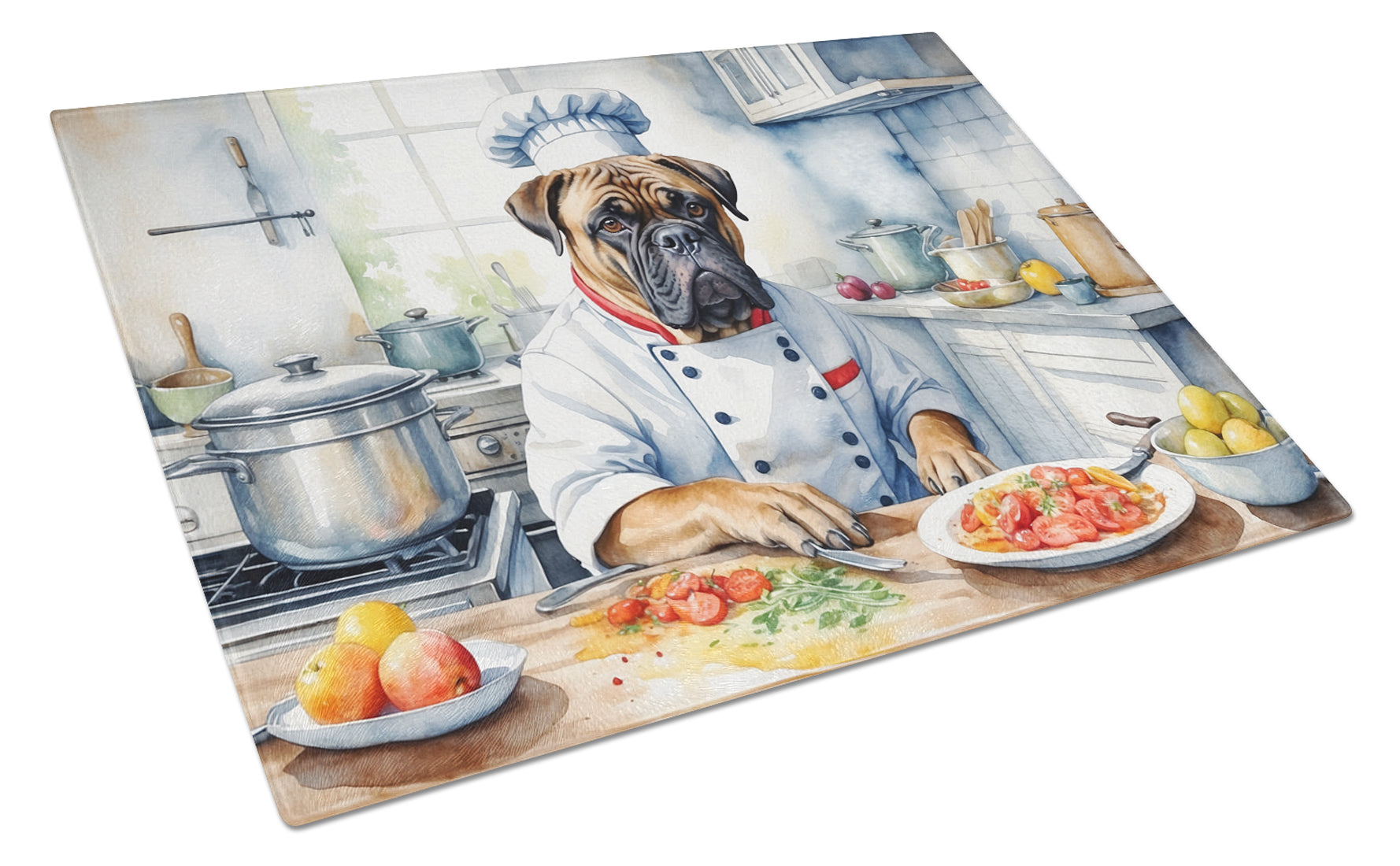 Buy this Bullmastiff The Chef Glass Cutting Board