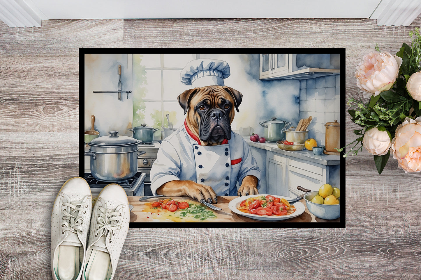 Bullmastiff The Chef Doormat