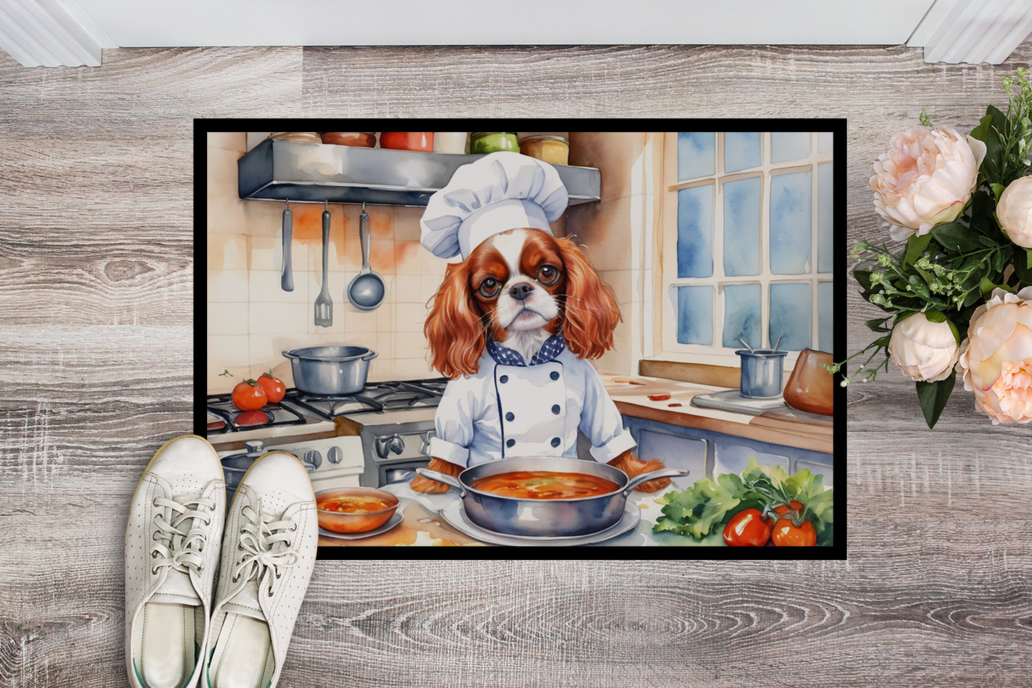 Cavalier Spaniel The Chef Doormat