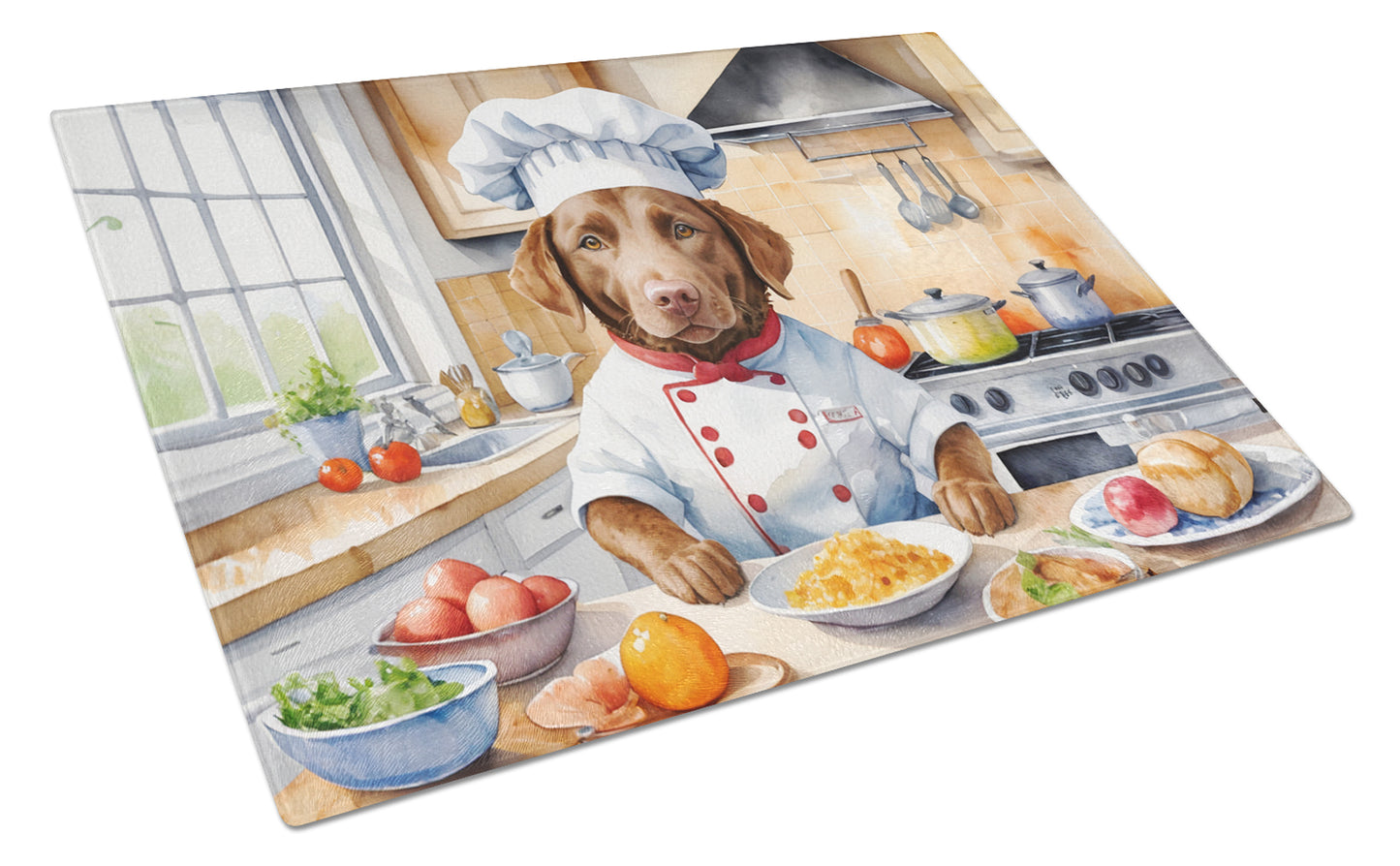 Buy this Chesapeake Bay Retriever The Chef Glass Cutting Board