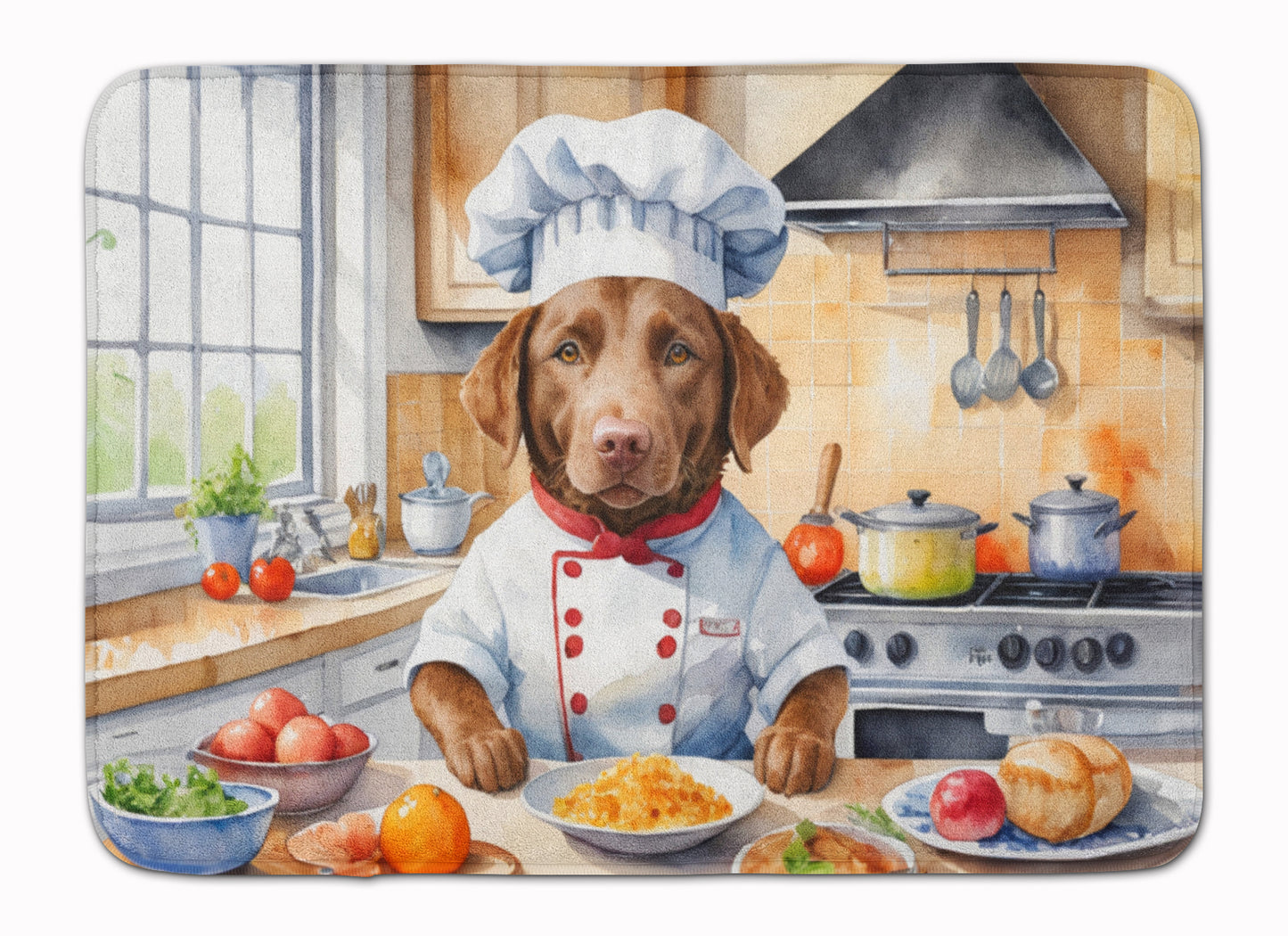 Buy this Chesapeake Bay Retriever The Chef Memory Foam Kitchen Mat