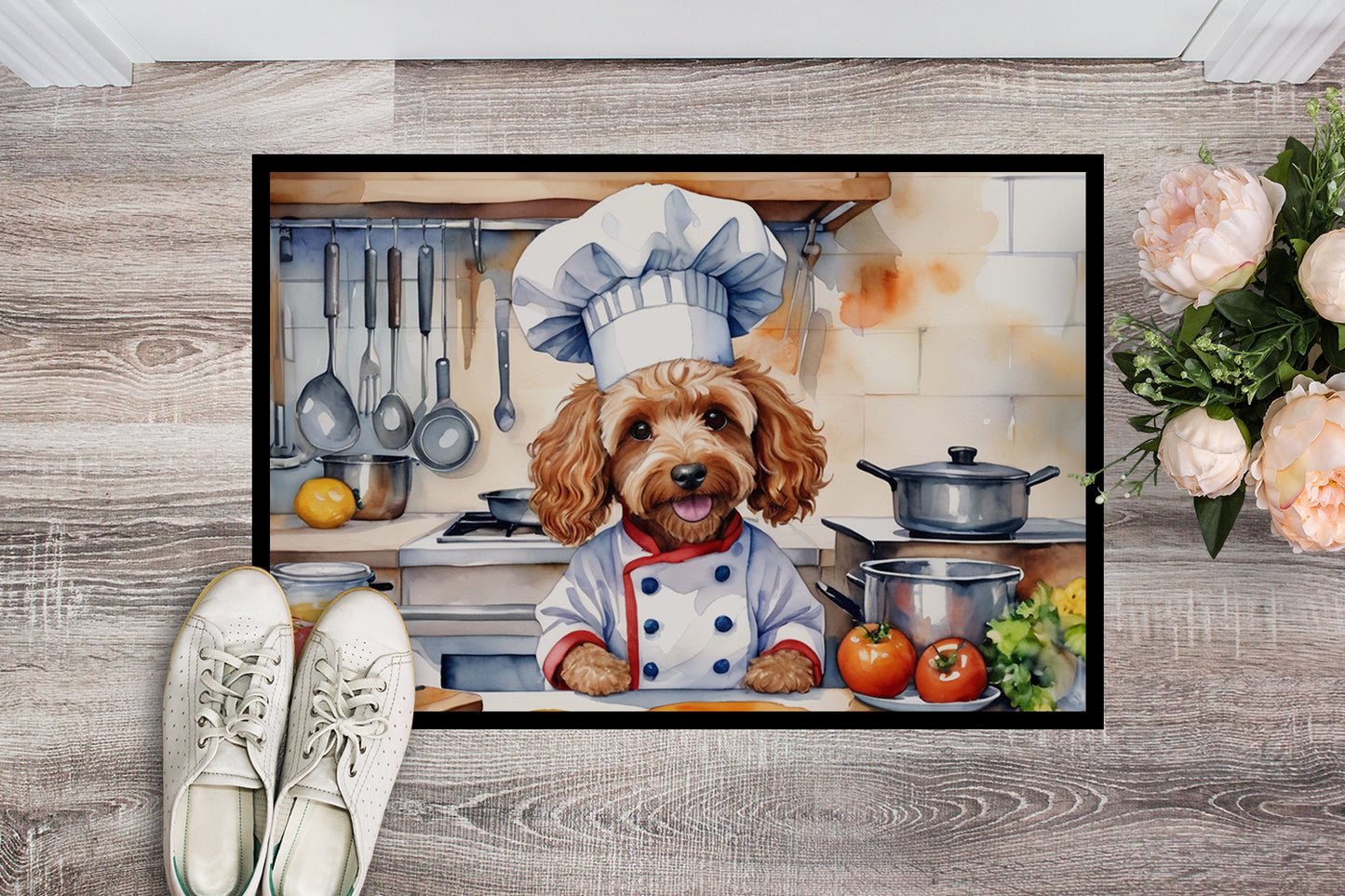 Cockapoo The Chef Doormat