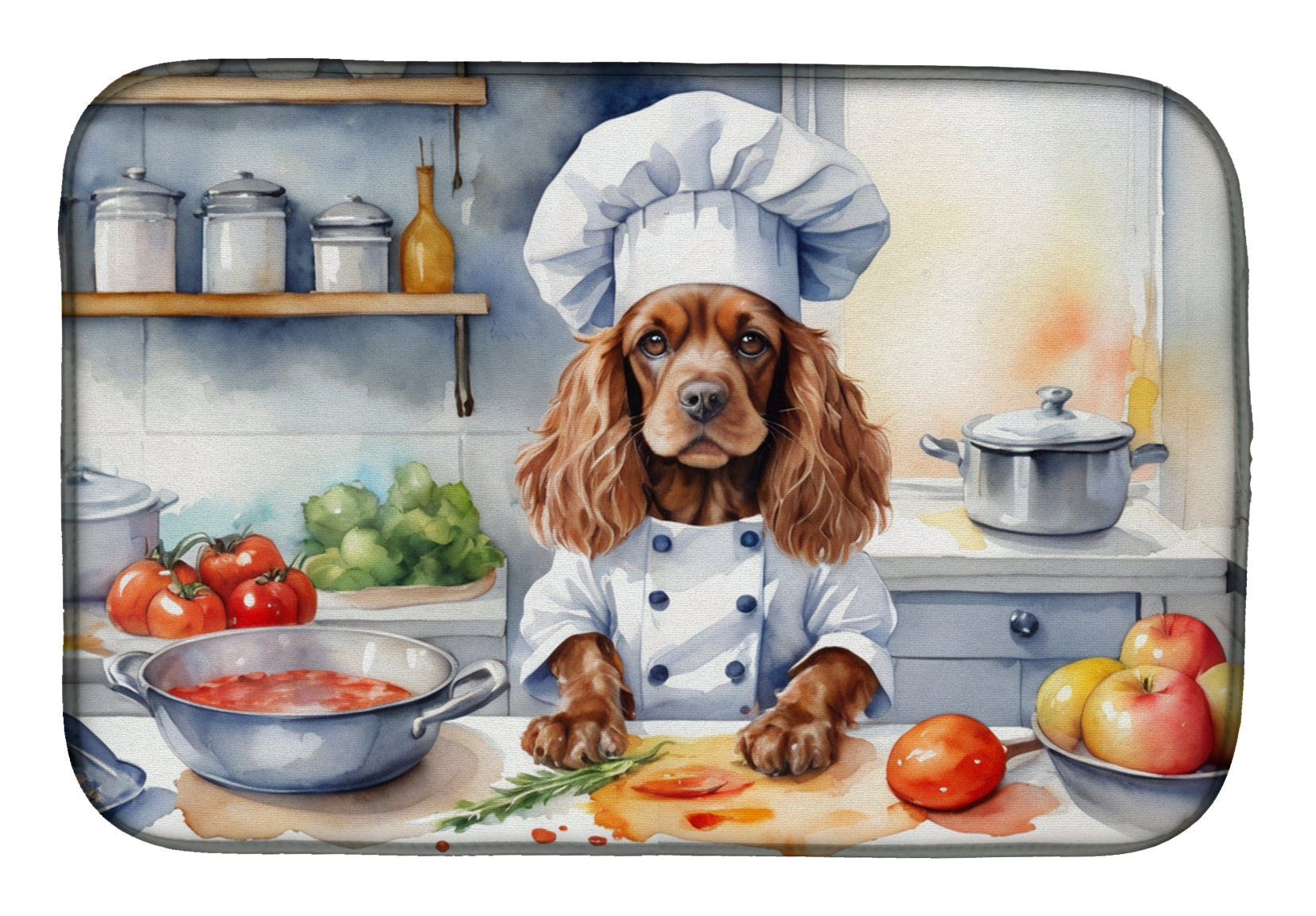 Buy this Cocker Spaniel The Chef Dish Drying Mat