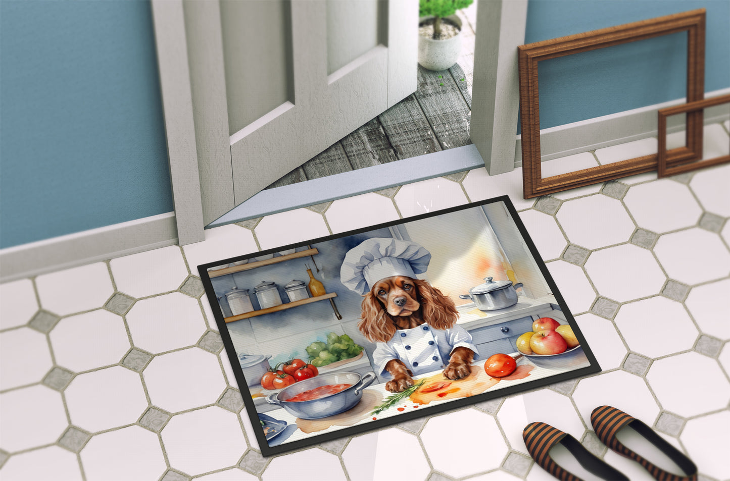 Cocker Spaniel The Chef Doormat