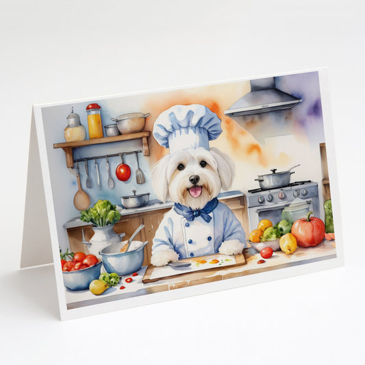 Buy this Coton de Tulear The Chef Greeting Cards Pack of 8