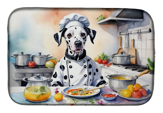 Buy this Dalmatian The Chef Dish Drying Mat