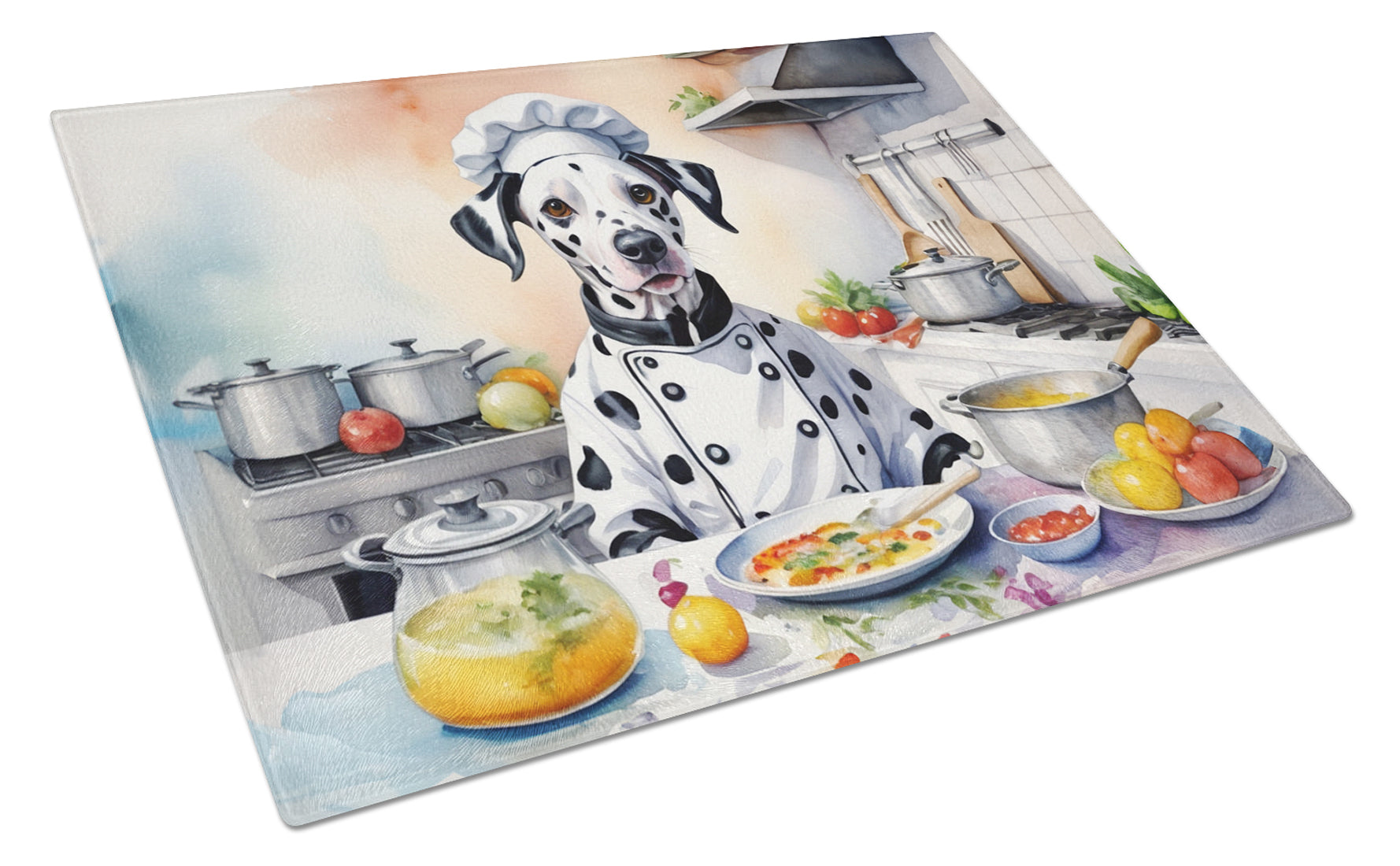 Buy this Dalmatian The Chef Glass Cutting Board