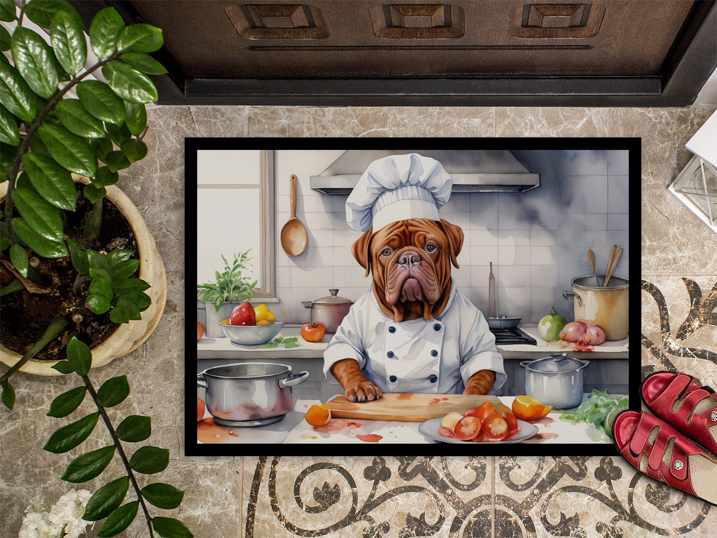 Dogue de Bordeaux The Chef Doormat