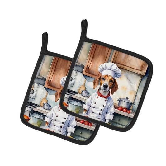 Buy this English Foxhound The Chef Pair of Pot Holders