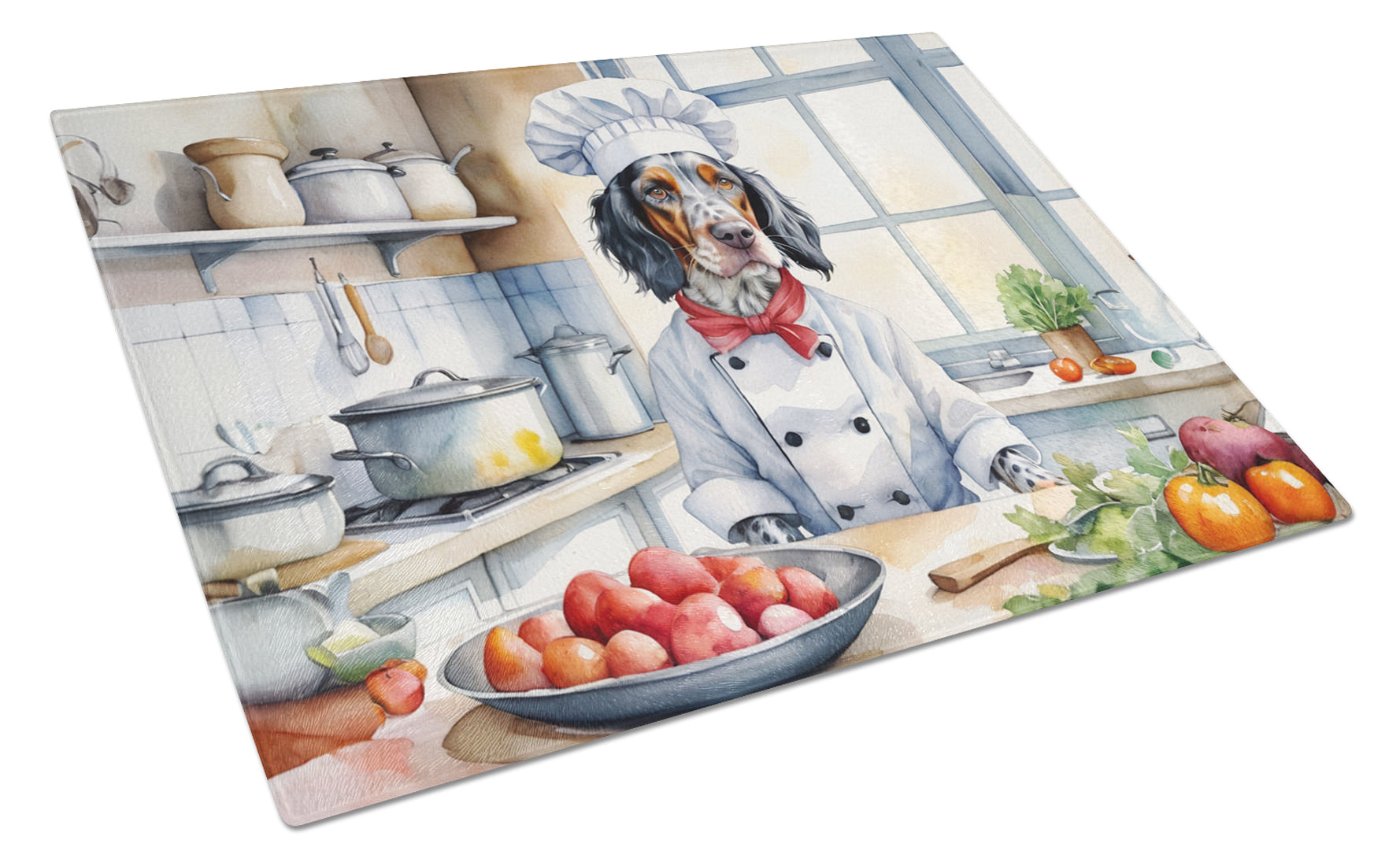 Buy this English Setter The Chef Glass Cutting Board